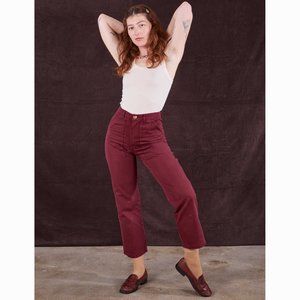 Work Pants - Cranberry - XS (26-30 Waist, 29 Inseam)